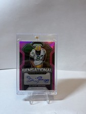 2020 Panini Prizm Sensational Signatures Gilbert Brown Pink Auto Prizm Packers