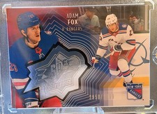 2021-22 Upper Deck SPx Finite /2999 Adam Fox #SF-33 New York Rangers