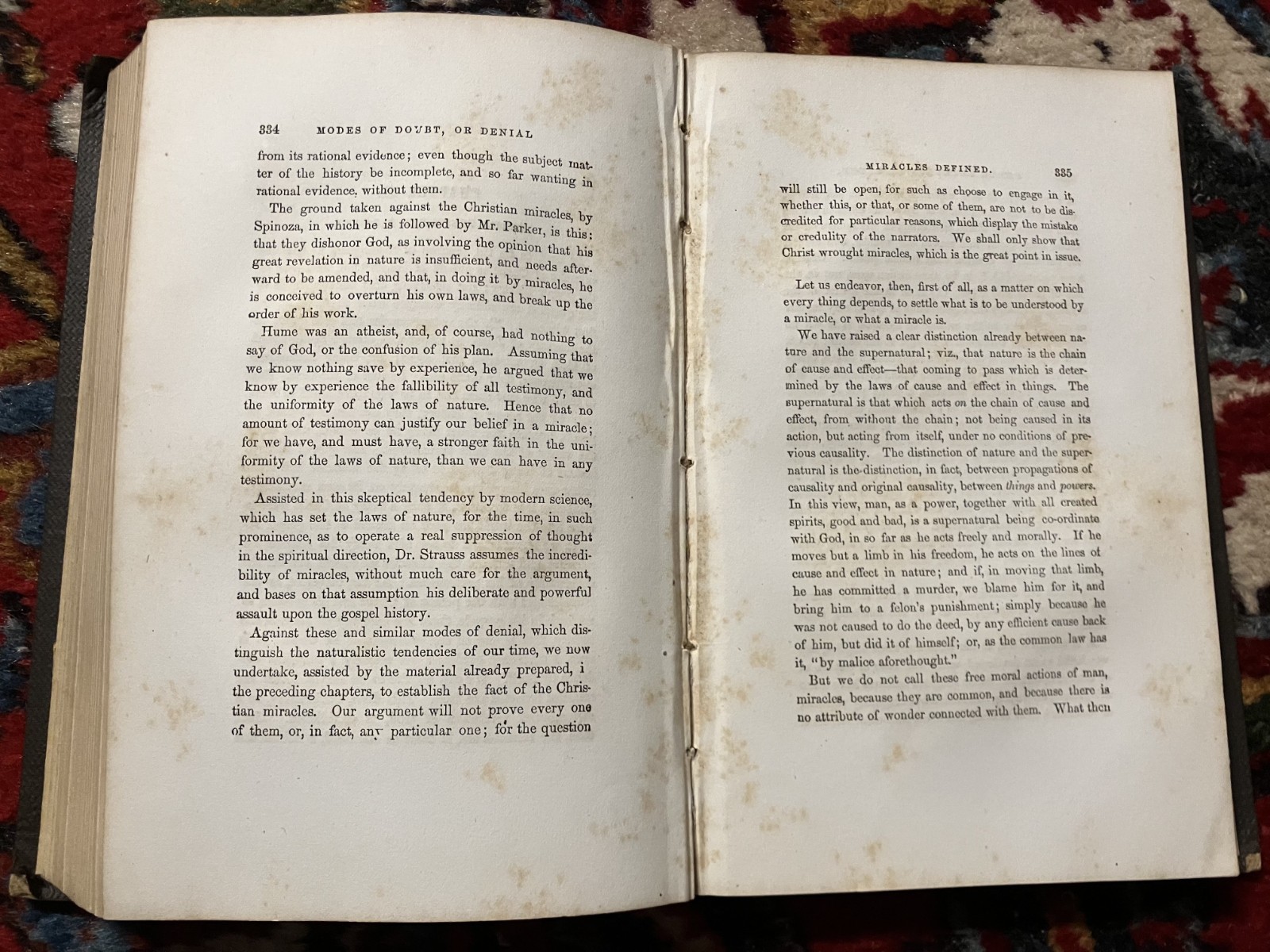 1863 NATURE and SUPERNATURAL Bushnell NOYES W MINER'S COPY Abe Lincoln friend