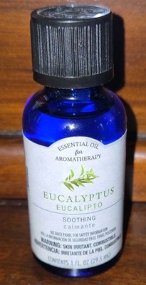 Flora Classique Aromatherapy Eucalyptus Soothing Essential Oil 1 oz 30 ml 