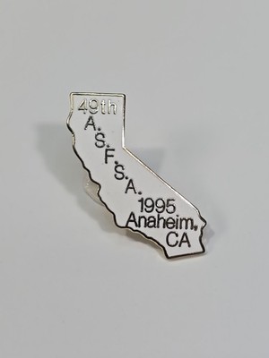 ASFSA 1995 Lapel Pin Anaheim California American School Food Service ...