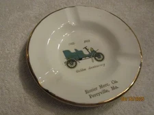 Vintage Rozier Mercantile Co Ceramic Ashtray Perryville MO Sabina Line 1953