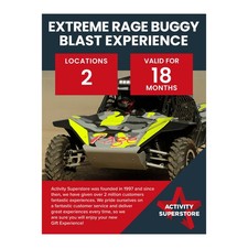 Activity Superstore Extreme Rage Buggy Blast Gift Experience
