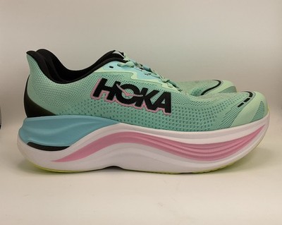 Hoka Skyward X Womens Size US 10.5 Jadeite/Dried Rose Lace-Up Road Running Shoes