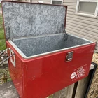 Vintage 1960s Coca-Cola Metal Cooler "Things Go Better with Coke" Soda Made USA