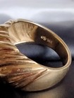 14kt Yellow Gold Dome Ring Sz 6.5 Solid Heavy 6 Grams — photo 3