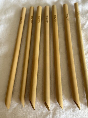 Aloha Bamboo Straws-7 Eco Friendly