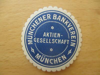 (9848) Reklamemarke Münchener Bankverein AG München