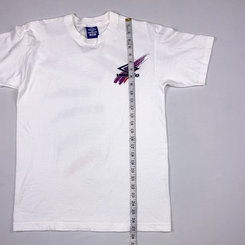Vtg UMBRO T-Shirt Graphic Single Stitch Youth XL White Crew Neck NWT NOS 90s - Picture 8 of 17