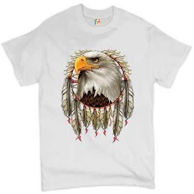 Bald Eagle Dreamcatcher T-shirt Indigenous Native American Heritage Men's Tee