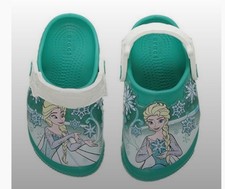 elsa crocs light up