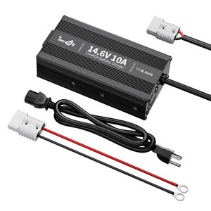 Timeusb 14.6V 10A Fast Charging Charger Smart For 12V LiFePO4 Lithium Battery