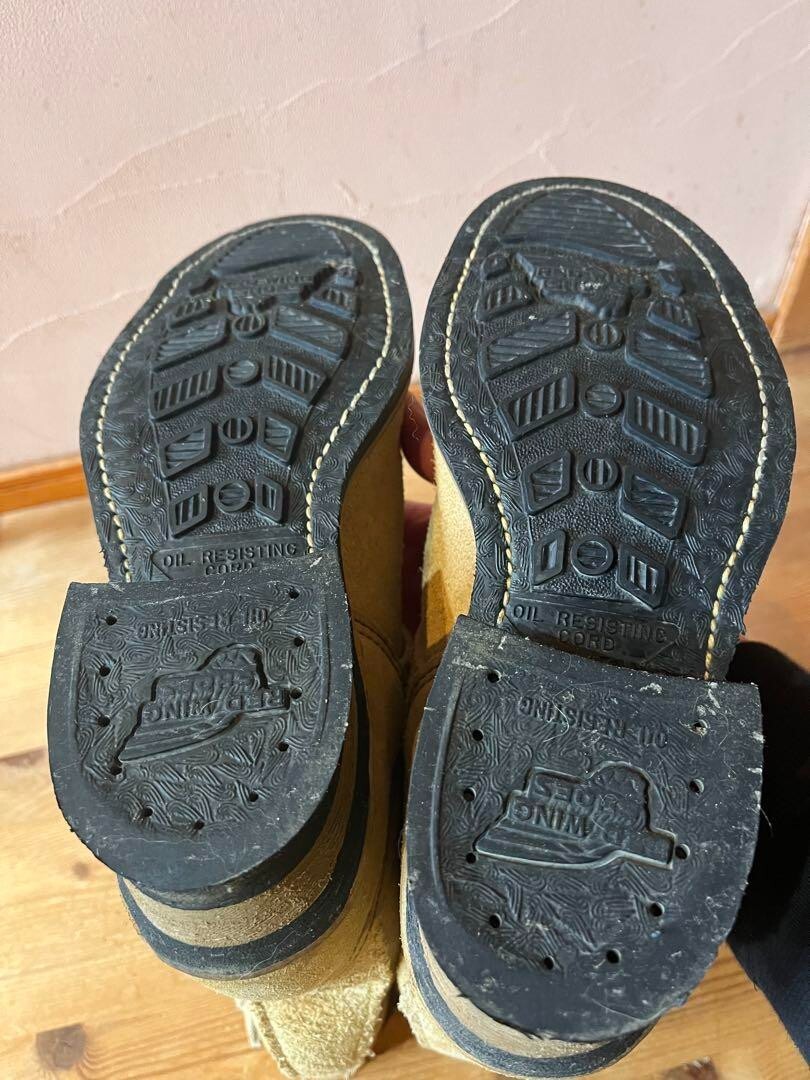 Boots REDWING 8268 PT91 Red Wing Suede Engineer Boots womens 5.5