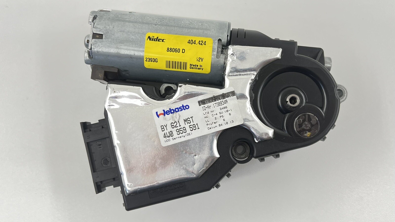 13-18 BENTLEY FLYING SPUR FRONT SUNROOF SUN ROOF GLASS MOTOR 4W0 959 591 OEM