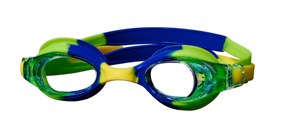 Best Sporting Niños Gafas de Nadar Gafas de Buceo Euphony - Azul Verde Amarillo