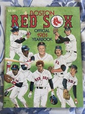 Vintage 1981 RED SOX yearbook. Ralph Houk and Mike Torrez autographs inside book