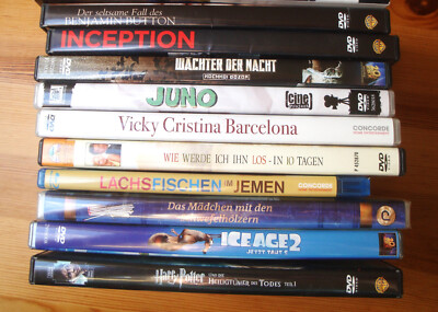DVD Konvolut: 9x DVD 1 xBlueRay  Unterhaltung, Krimi, Kinder
