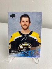 2020-21 Upper Deck Young Guns #704 Callum Booth - Boston Bruins Rookie RC