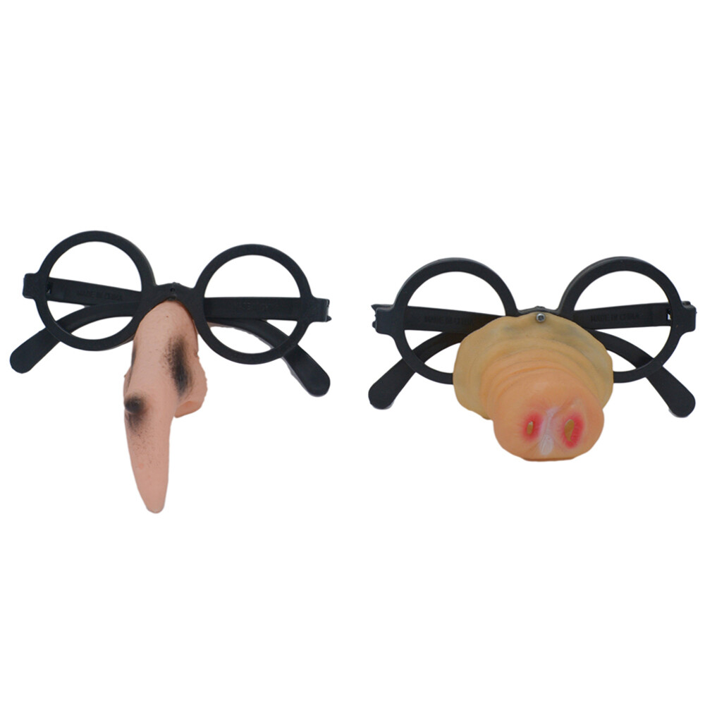 2 Pcs Tricky Eyeglass Novelty Childs Disguise Glasses Props eBay