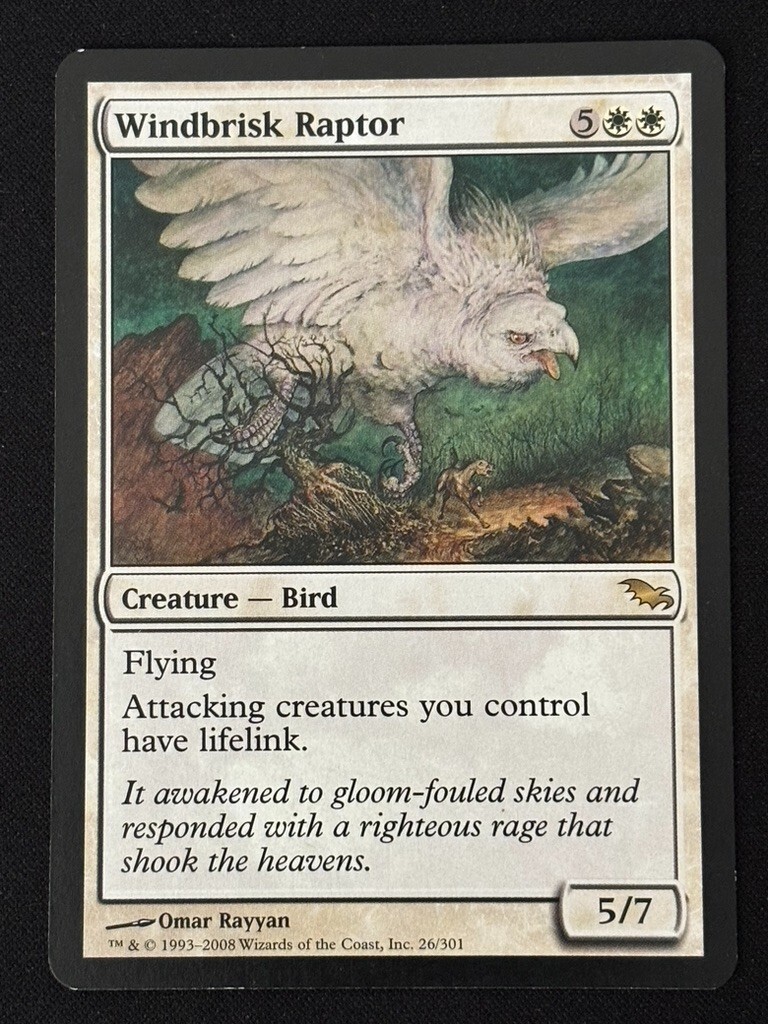 1x MTG Windbrisk Raptor - Shadowmoor (SHM) #26 - Magic the Gathering