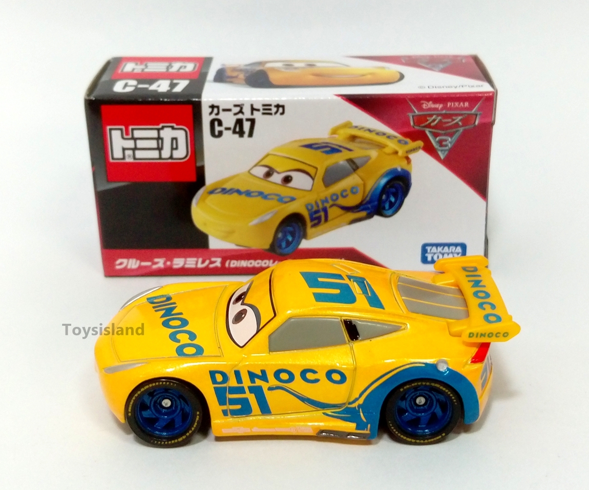 Tomica Disney C-47 CARS 3 Cruz Ramirez DINOCO Racing type 3 2017