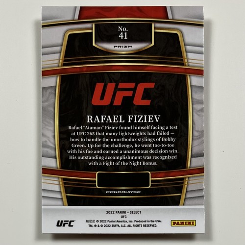 2022 Panini Select UFC Silver Prizm Parallels (You Pick) Rookies (RC) & Veterans - 第 32/103 張圖片