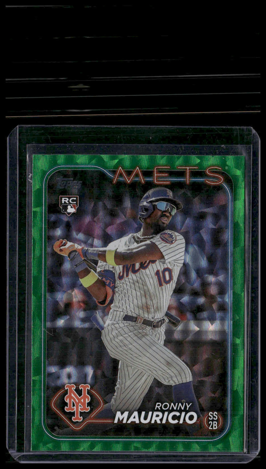 2024 Topps #224 Ronny Mauricio Green Crackle Foil #/499