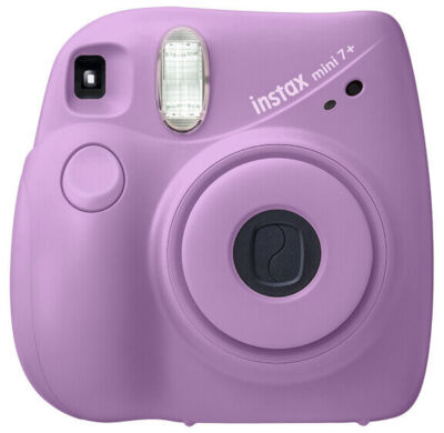 Fujifilm Instax Mini 7+ Instant Camera - Lavender With 10 Pack Of