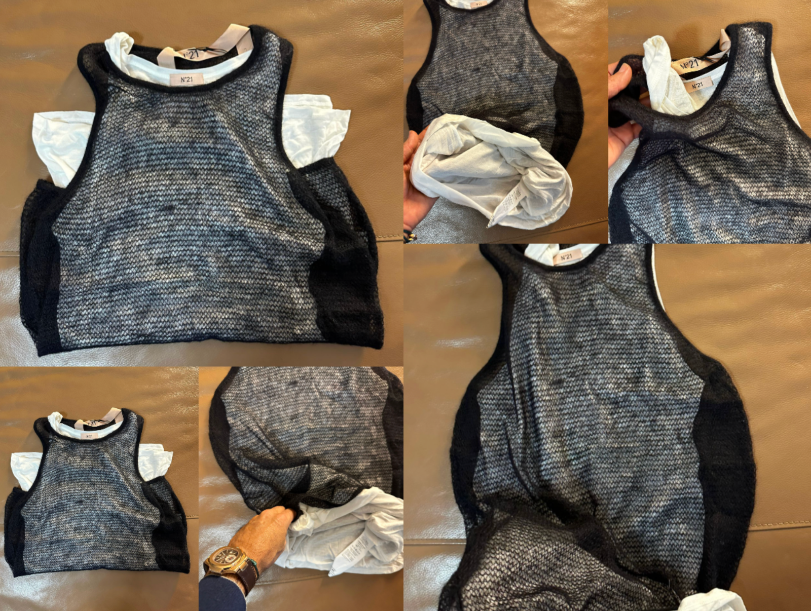No21 Pullover Jumper Mohair Wool Strick Pullover Strick-Pulli Sweater Knitwear