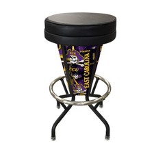 NCAA - Lighted East Carolina Swivel Bar Stool College Team Logo