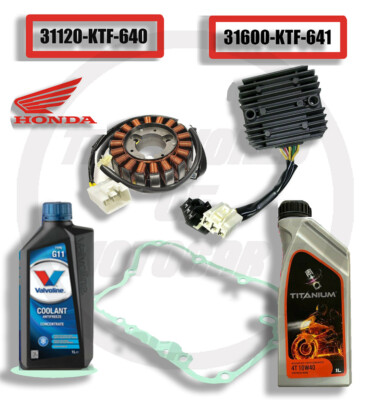REGLER/STATOR HONDA SH/125 2005-2012 + ÖLFLÜSSIGKEITSDICHTUNG 10W40 HONDA