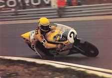 Carte postale card 10x15cm MOTO MOTOCYCLETTE pilote KENNY ROBERTS YAMAHA 750 YRZ