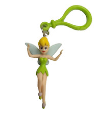 Disney Tinker Bell Princess Backpack Bag Figure Charm Clip Keychain Key Ring