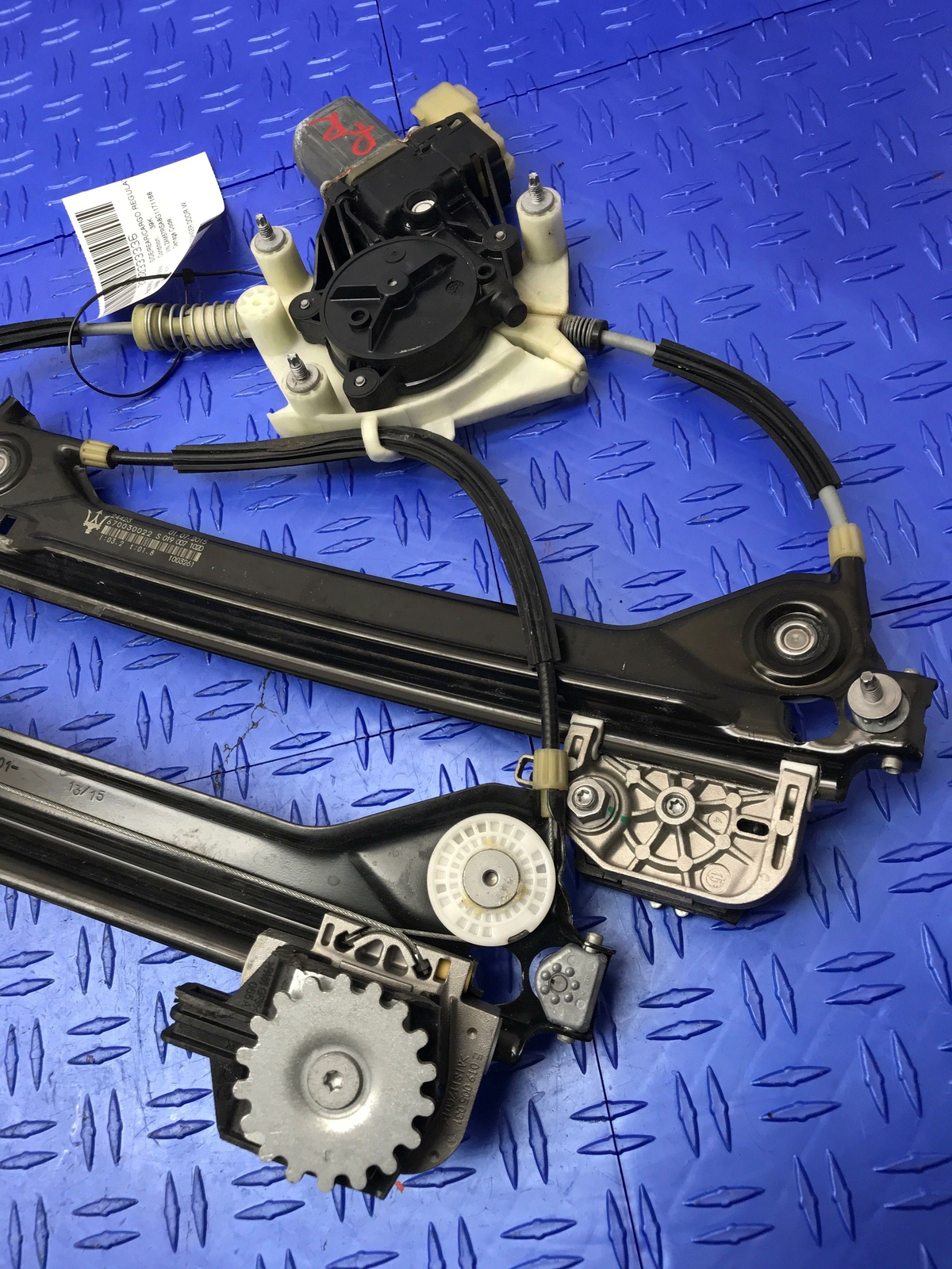 2014 - 2019 MASERATI GHIBLI RH REAR RIGHT DOOR WINDOW REGULATOR 670030022 OEM
