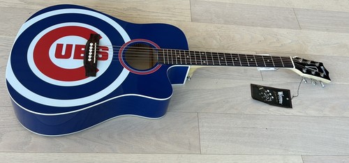 Sports Vault Chicago Cubs Acoustic Guitar - Limited Edition - Bild 4 von 17