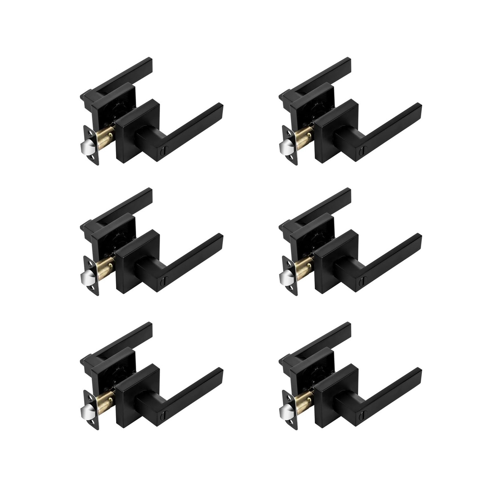 Interior Door Handle Privacy Door Levers, Heavy Duty Door Handle for Bedroom ...-image