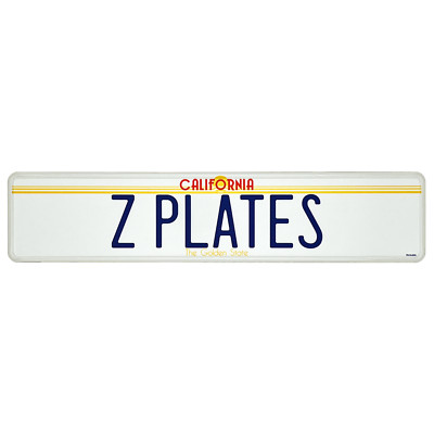 Custom California License Plate - European Size, Sunset Design