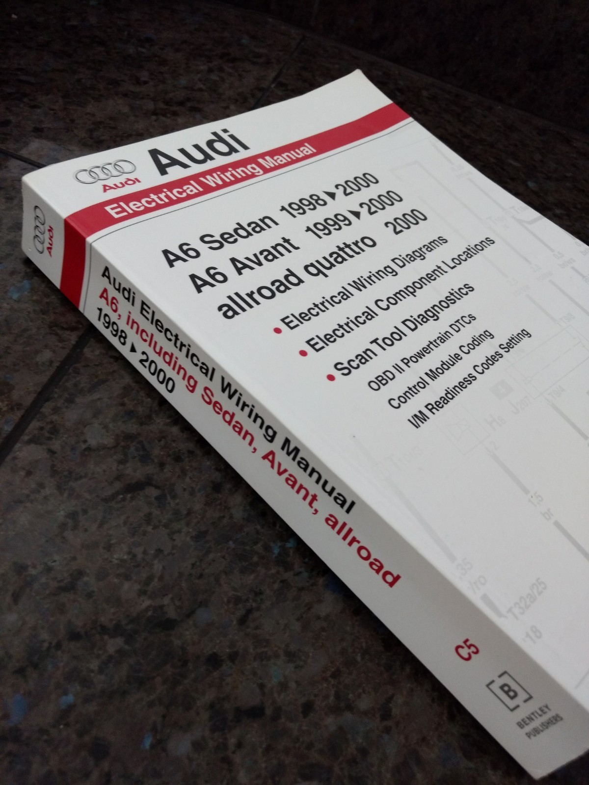 Audi A6 Electrical Wiring Manual : A6 Sedan: 1998-2000, A6 Avant 1999-2000,  Allroad Quattro 2000 by Bentley Publishers Staff (2003, Paperback) | eBay