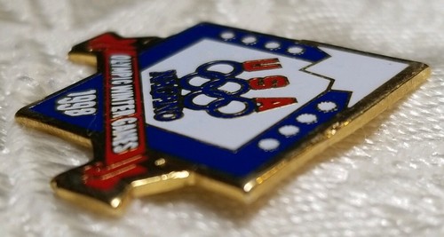 Olympische Winterspiele 1998 USA Nagano Skifahren Ski Pin Revers Souvenir Reise - Bild 6 von 12