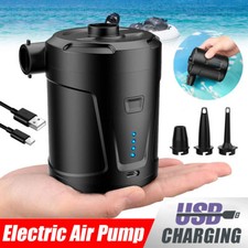Rechargeable Electric Air Pump Portable Inflator Deflator for Mattresses Airbeds