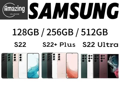 Brand New Unlocked Samsung Galaxy S22/S22+ Plus/S22 Ultra 5G 128/256/512GB 12GB