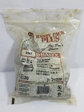 Halex 3/4" EMT Set Screw Coupling Qty 20 #21229 NOS