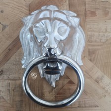 Löwe Lion Wand Handtuchhalter Löwenkopf Gäste WC Bad Shabby Chic Türklopfer si