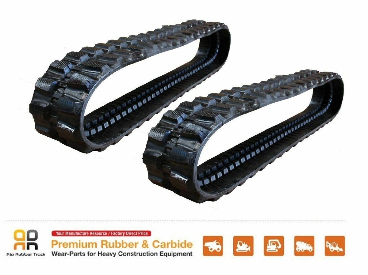 2 Rubber Track 300x52.5x82 Hitachi ZX30 ZX35 Excavator | eBay