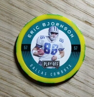NFL Pokerchip - Dallas Cowboys #86 Eric Bjornson 