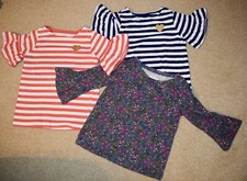 ADORABLE EUC 3 piece Flutter Sleeve Carter's OshKosh Size 6 Girls Lot