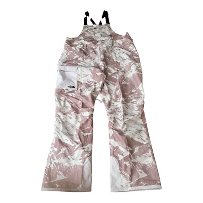 The North Face Freedom Ski Bibs - Pink White Camo - Womens DryVent Adjustable