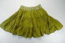 Girl's Gap Kids Olive Green Embellished Skirt Size 6