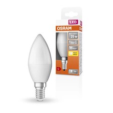 Osram LED Leuchtmittel Star Classic Kerze 3,3W = 25W E14 matt 250lm FS warmweiß 