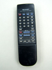 Sharp Video Cassette Recorder Remote Control G0006AJ Needs 2 AA Batteries